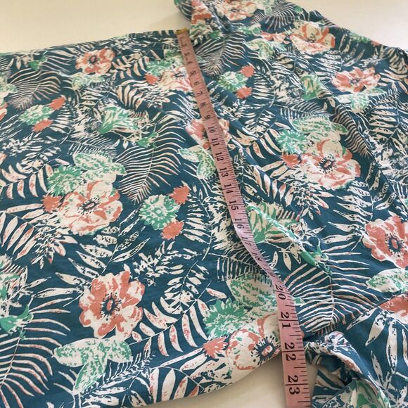 Columbia Shirt Mens Size Large Regular Fit‎ Hawaiian Tropical Pastel Preppy - Picture 7 of 8